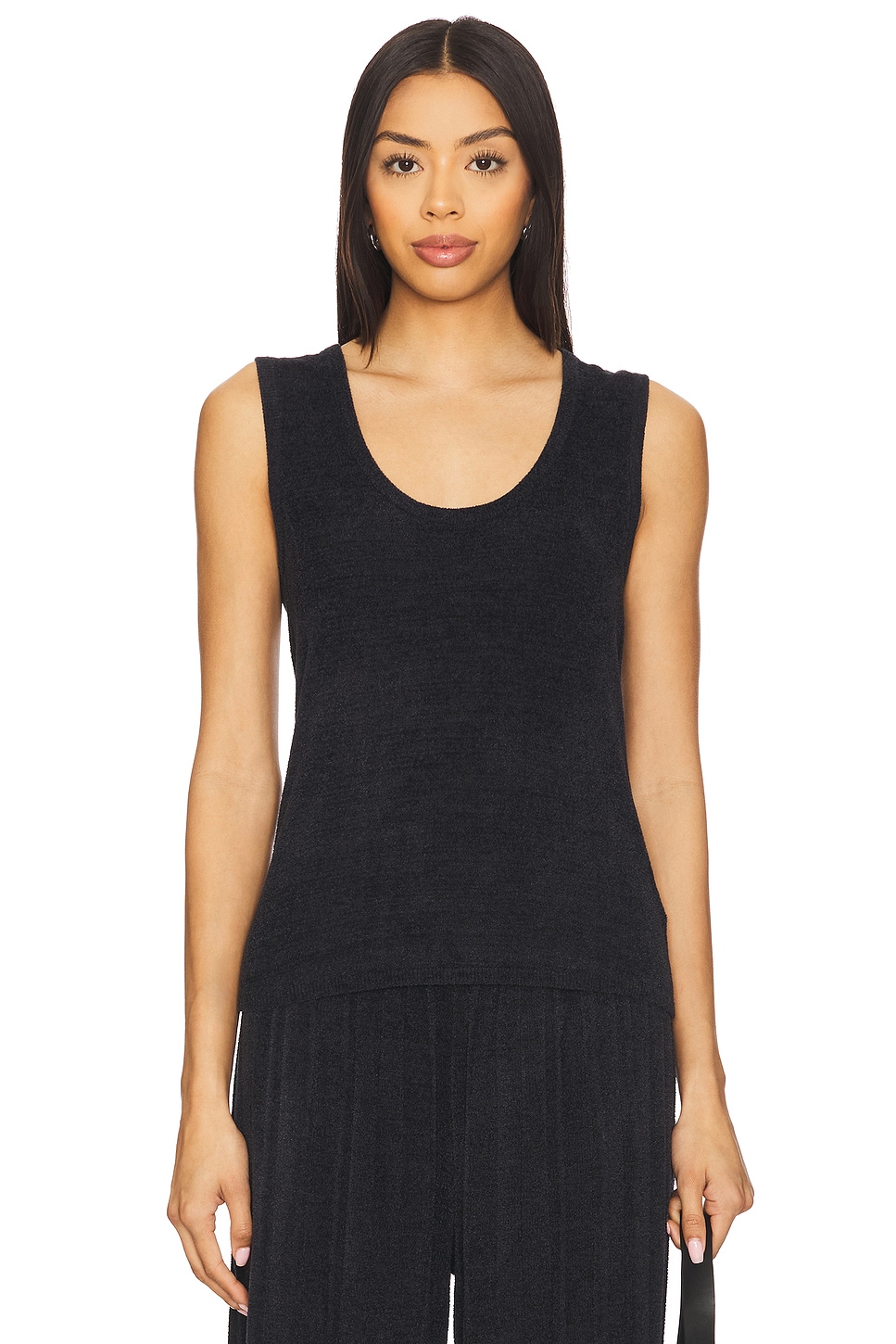 

Cozychic ultra light майка с глубоким вырезом Barefoot Dreams, black