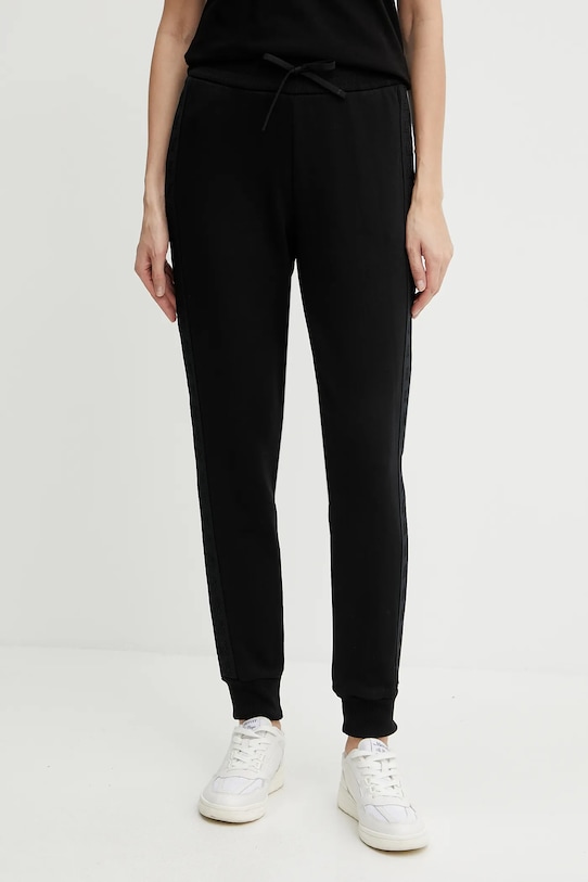 

Хлопковые спортивные брюки Armani Exchange, черный