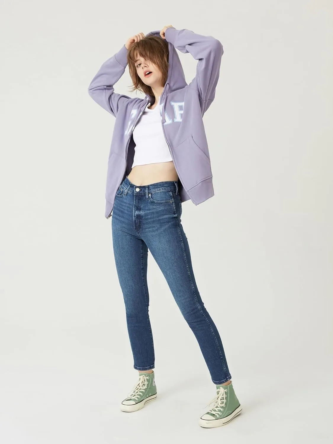 Gap Women's High Rise Vintage Slim Fit Denim Jeans — фото 3