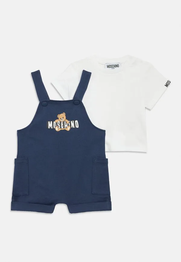 Комбинезон унисекс Moschino, White/Blue Navy