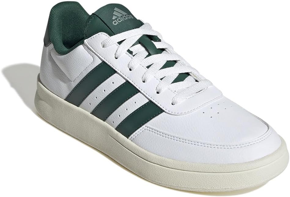 Кроссовки adidas Breaknet 2.0, белый/зеленый/серебряный — фото 4