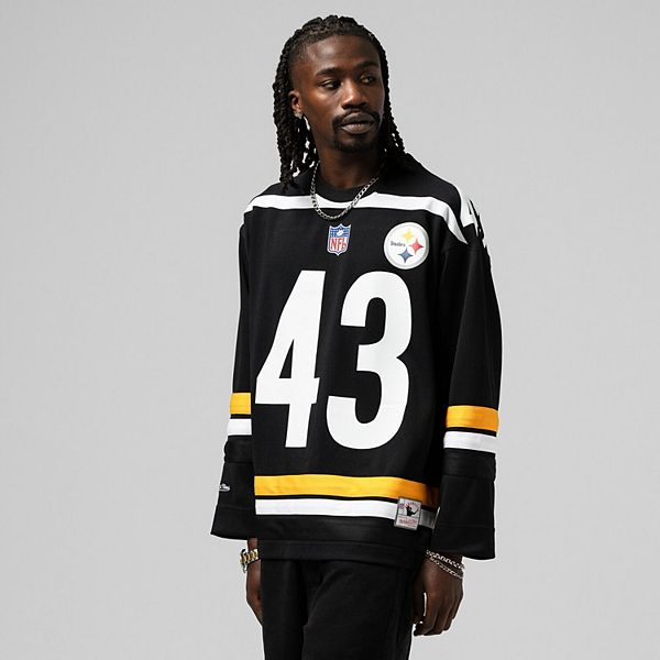 

Мужская черная хоккейная футболка Pittsburgh Steelers Maxxed Out Fashion Mitchell & Ness