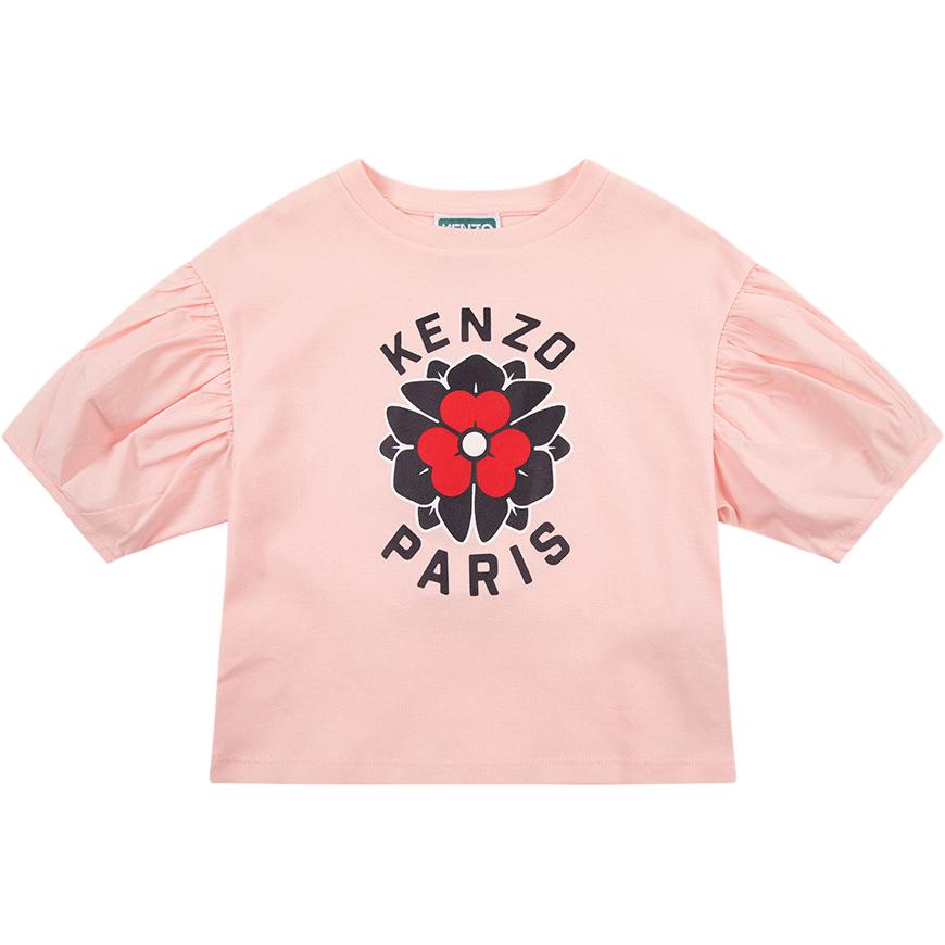 

KENZO Футболка FW24 светло-розовая детская, Розовый, KENZO Футболка FW24 светло-розовая детская