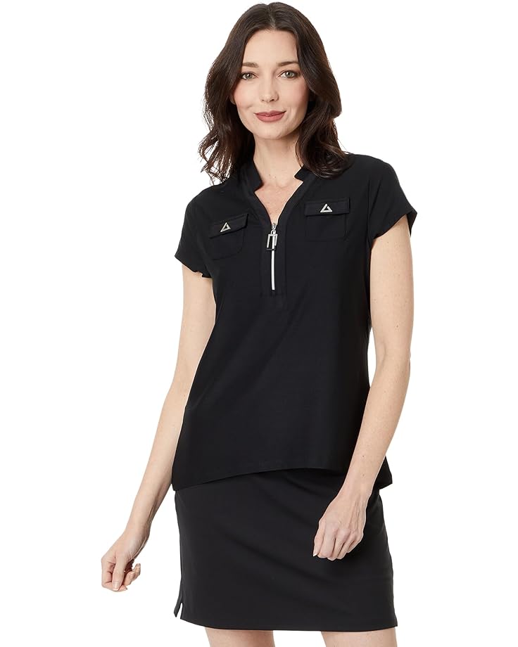 

Топ Jamie Sadock Solid Short Sleeve, цвет Jet