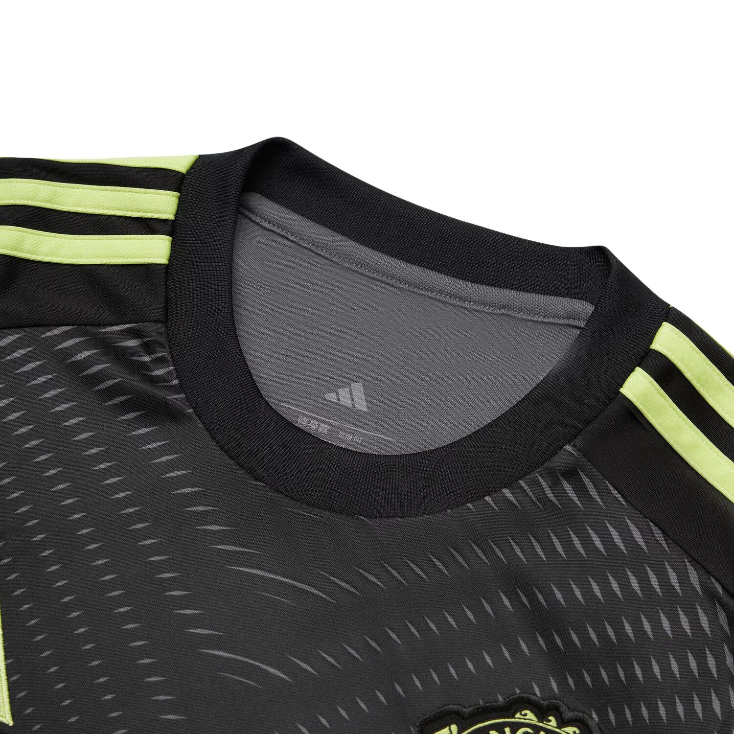 Футболка Manchester United 25/26 GOALKEEPER AEROREADY мужская Adidas, темно-серый — фото 4