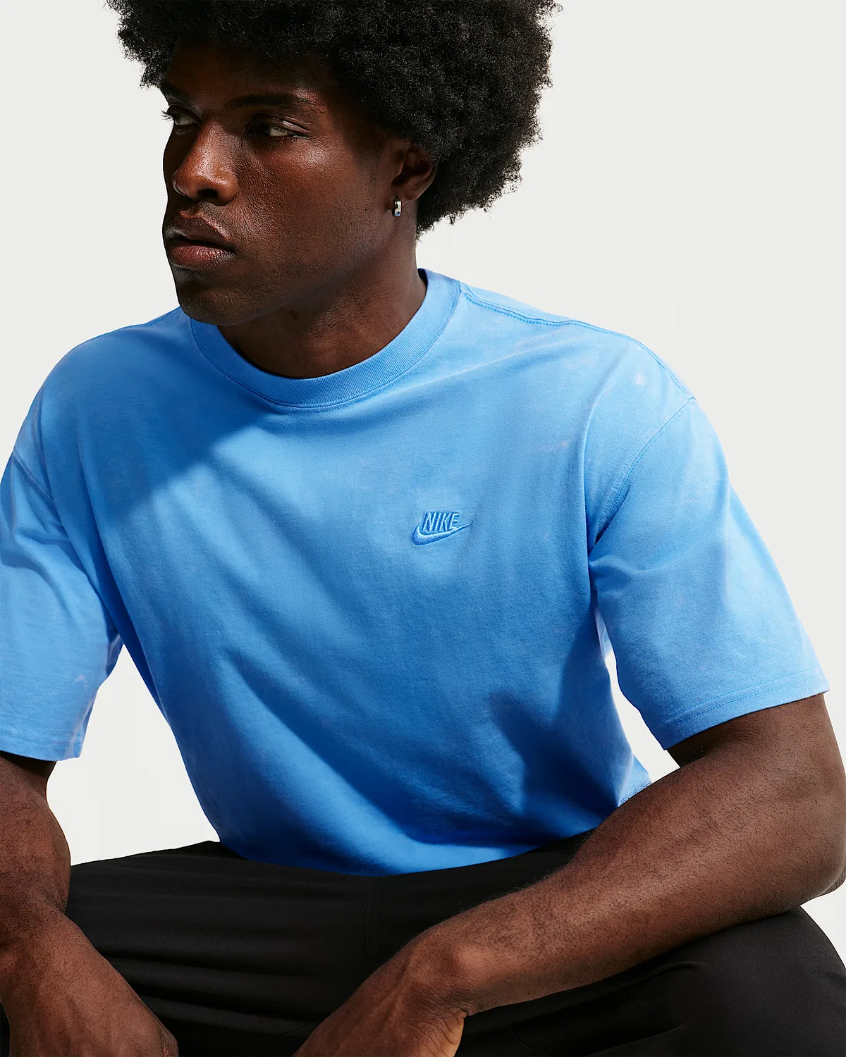 Мужская футболка Nike Sportswear Vintage-Washed, University Blue/University Blue — фото 3