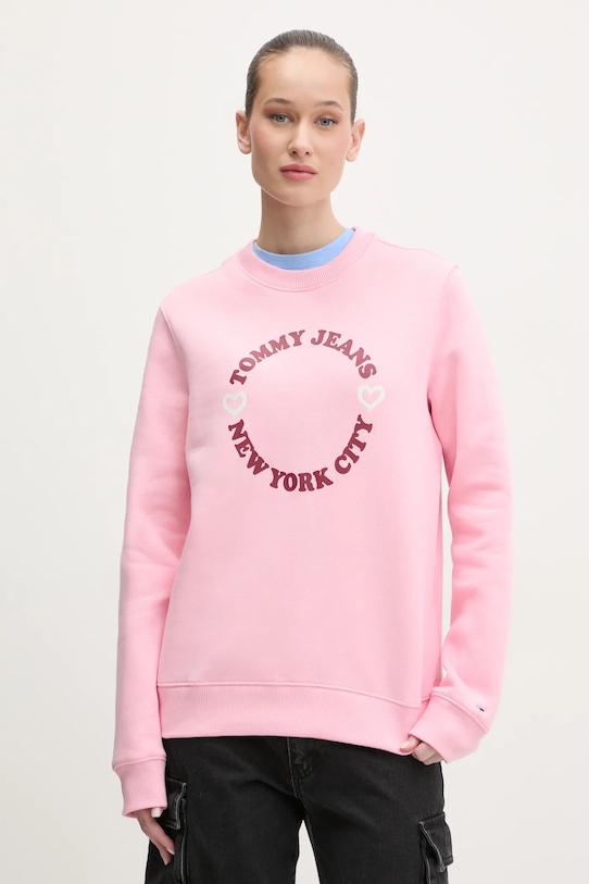 

Толстовка Tommy Jeans, розовый
