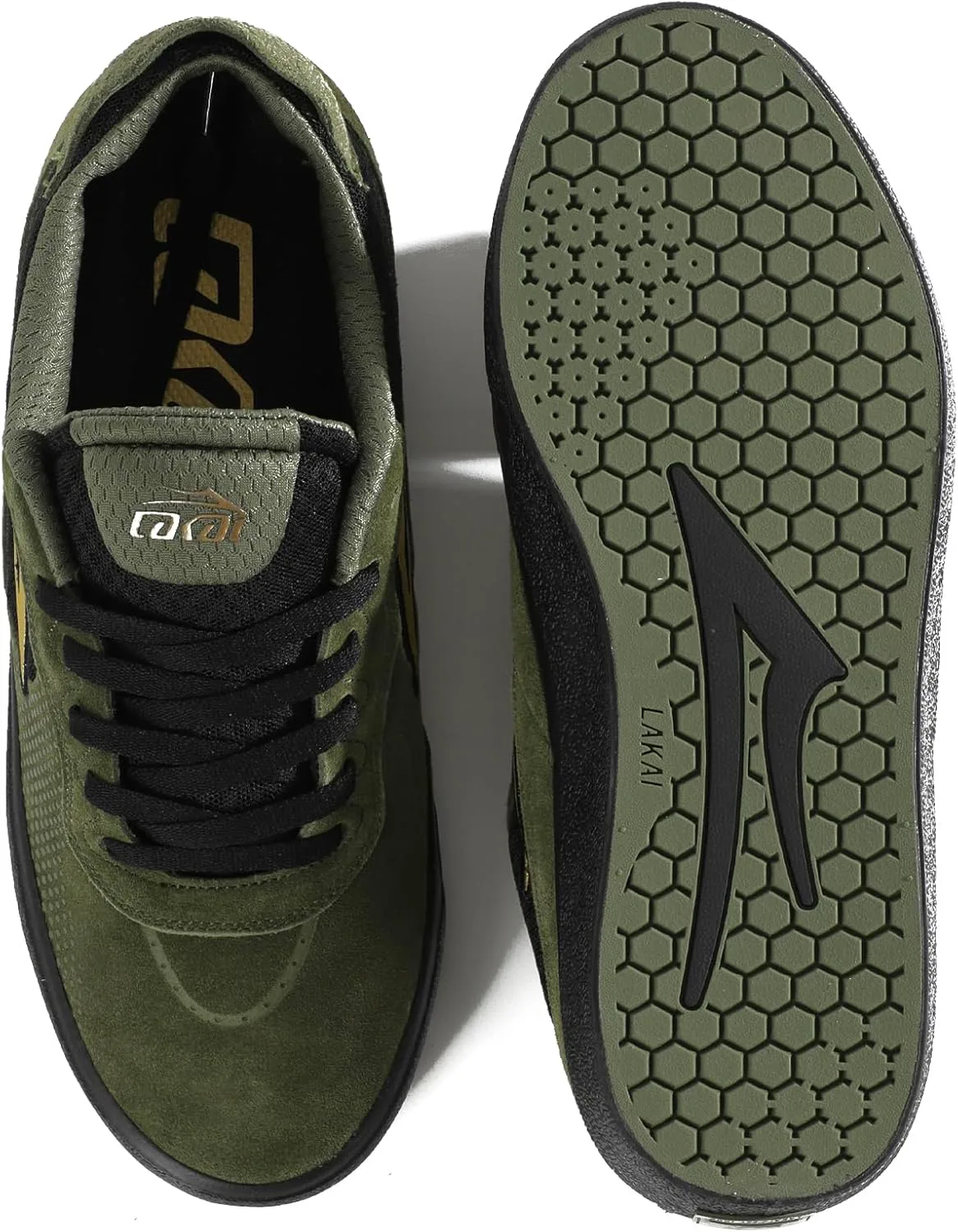 Мужские скейтбордические кеды Lakai Essex - низкие, черный — фото 4