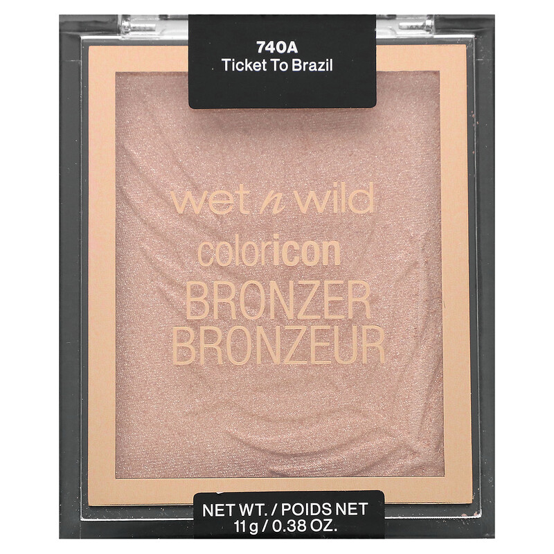 

wet n wild, ColorIcon, бронзер, билет на самолет 740A в Бразилию, 11 г (0,38 унции)
