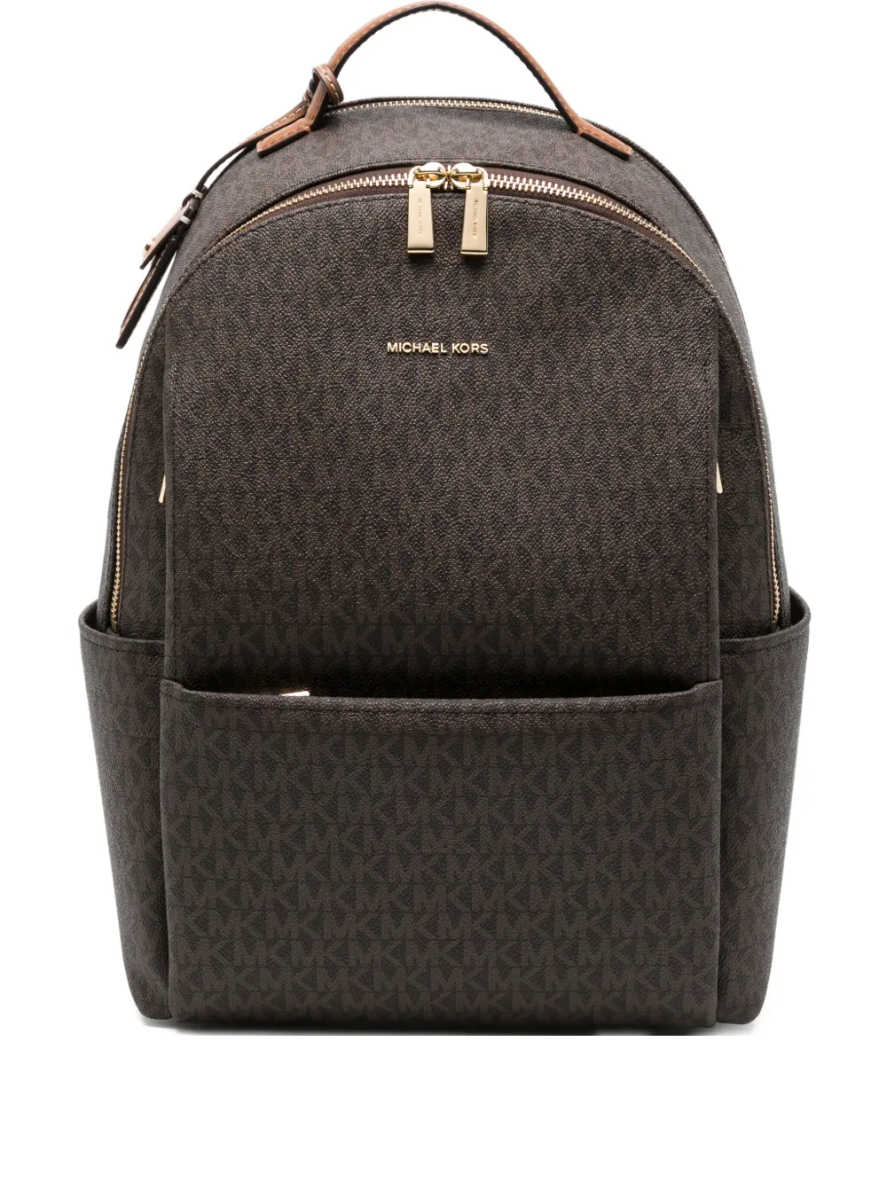 

Рюкзак с логотипом MICHAEL KORS, коричневый