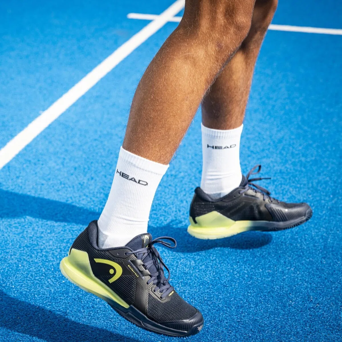 Мужские кроссовки для падела HEAD Sprint Pro 4.0, Lime/Navy — фото 2
