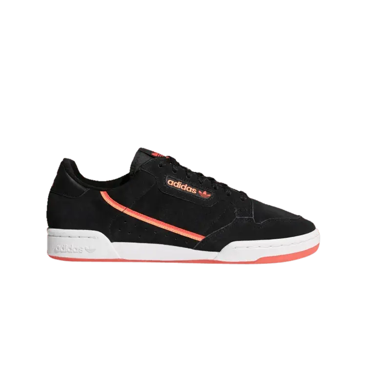 

Кроссовки adidas Continental 80 Suede 'Black Orange', черный