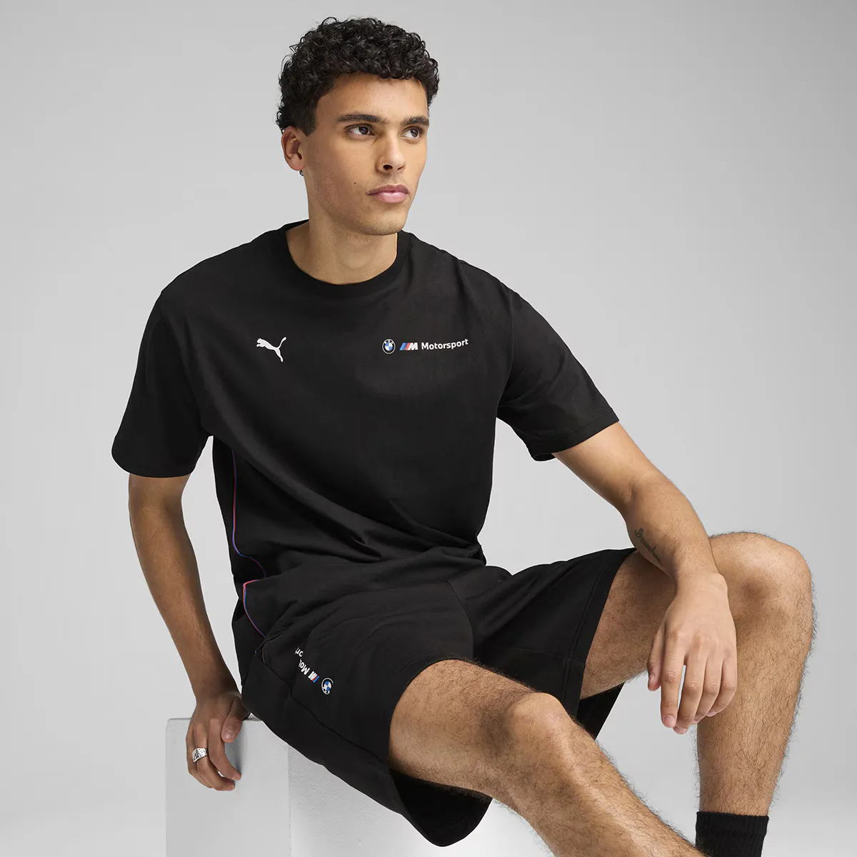 

Футболка мужская BMW MMS ESS+ LOGO TEE Puma, черный