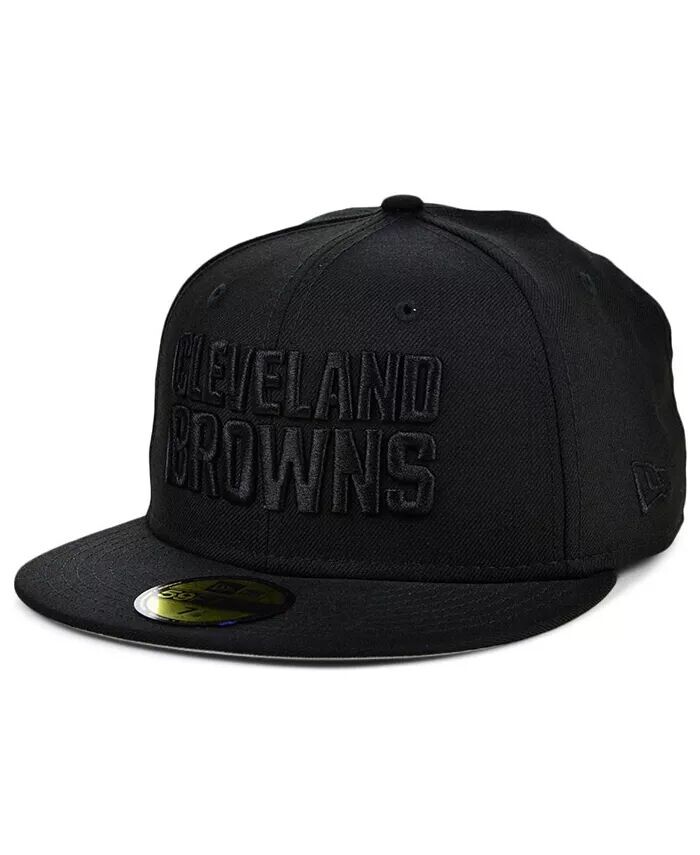 

Кепка Cleveland Browns Black on Black 59FIFTY New Era