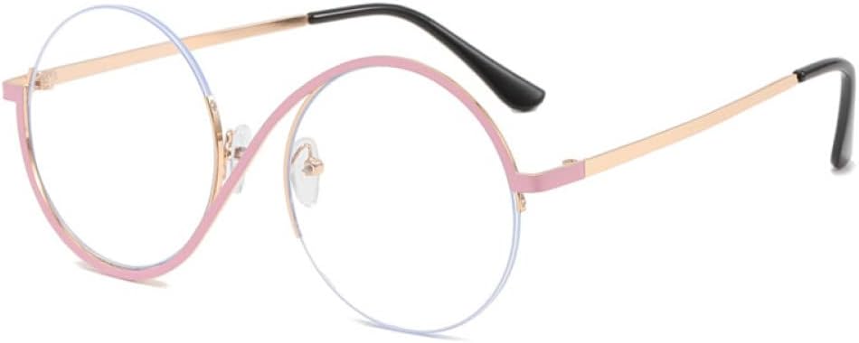 

Ретро круглые полуободковые женские солнцезащитные очки с градиентным переходом цвета, защита от УФ-излучения UV400, мужские очки с нестандартными прозрачными линзами и металлической оправой generic, 5