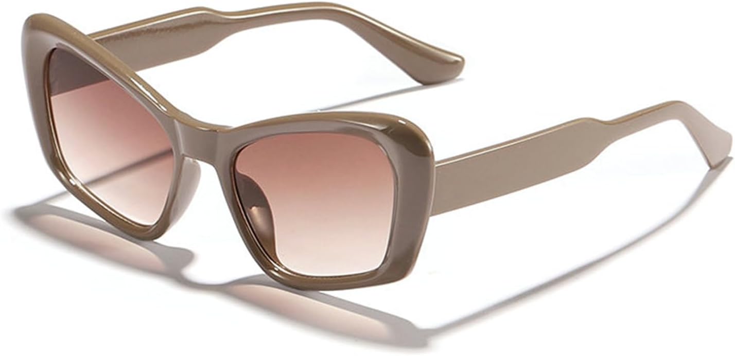 

Солнцезащитные очки "кошачий глаз" большого размера для женщин, модные солнцезащитные очки в толстой оправе, трендовые солнцезащитные очки "бабочка" черного цвета helena, C7