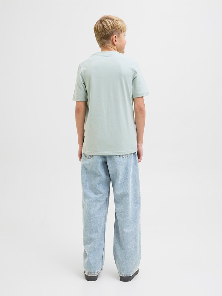 Джинсы "Alex" - стандартный крой - светло-голубого цвета JACK & JONES Junior — фото 3