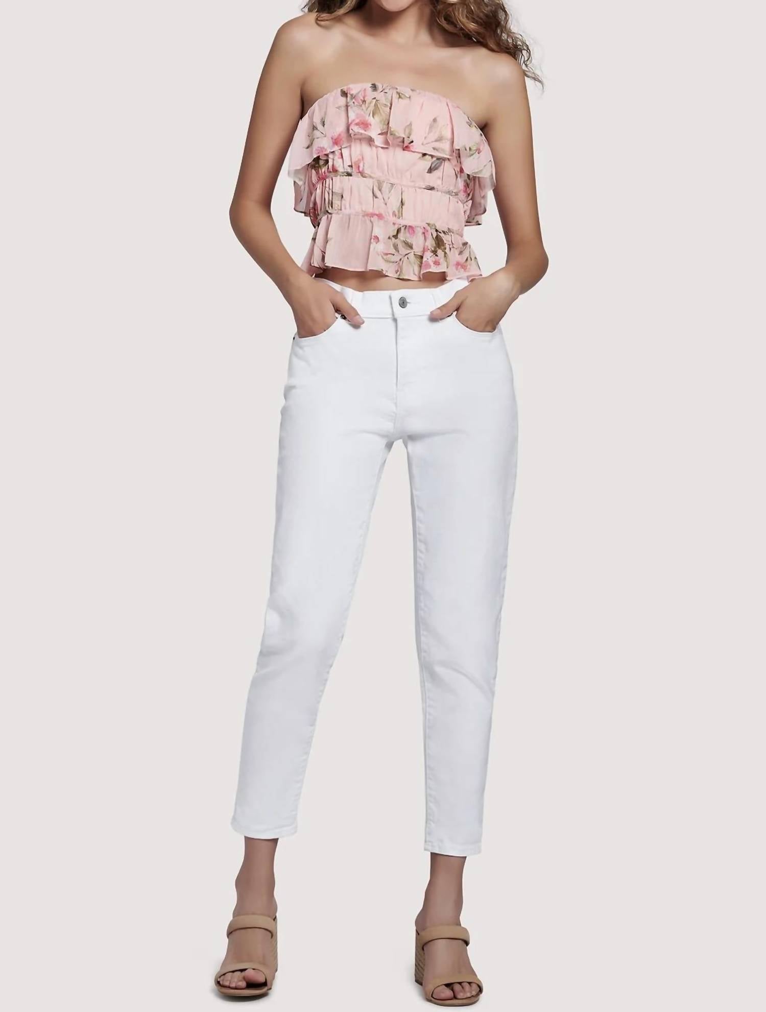 

Топ Sunset Fleurs в цвете коралловый LOST + WANDER