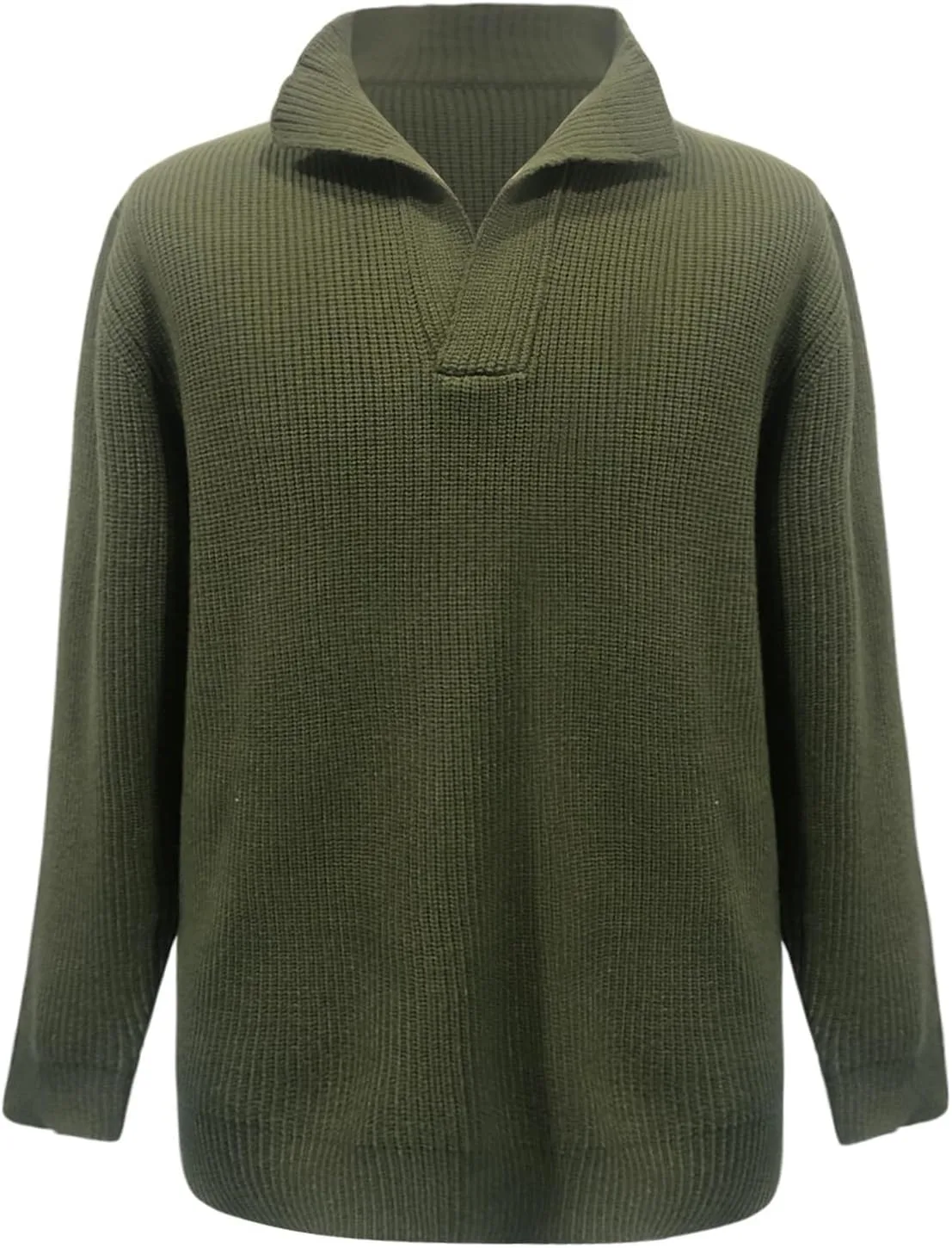 

Мужской свитер с круглым вырезом, мягкий вязаный