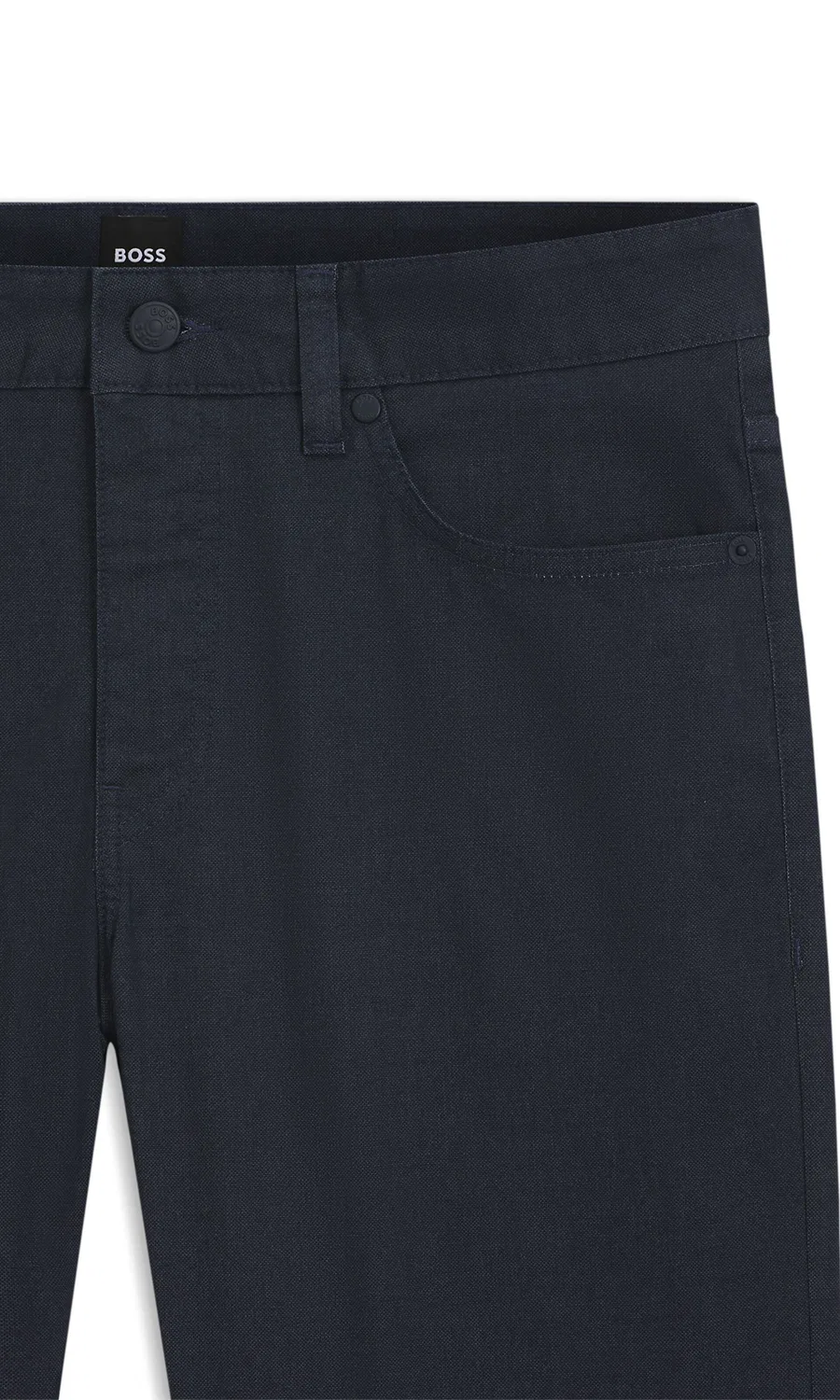 Брюки-чиносы Boss Slim fit синего цвета — фото 2
