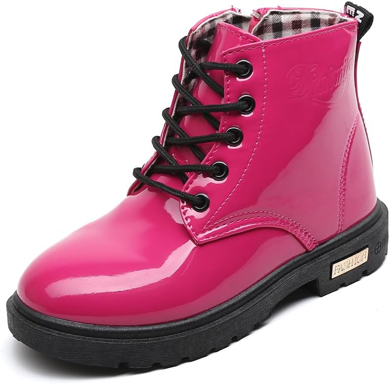 

Детские ботинки на щиколотку для маленьких девочек, уличные боевые ботинки для малышей Cixi Maxu E-Commerce.Co.Ltd, Rose