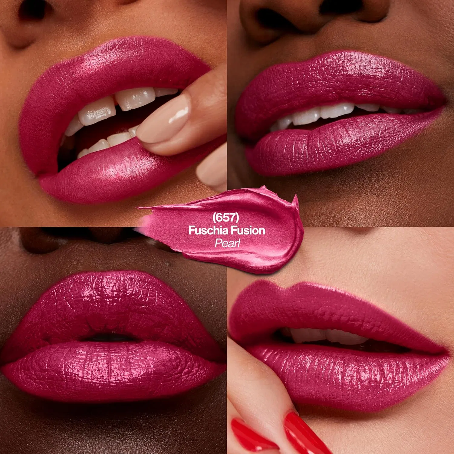Губная помада REVLON Super Lustrous Pearl, оттенок #657 Fuchsia Fusion, 4.2 г Revlon, 657 Fuchsia Fusion — фото 2