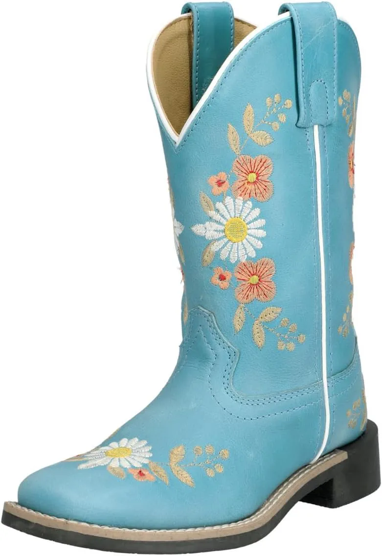 Западные ботинки Smoky Mountain для девочек Пустынные цветы Бирюзовые 3305C Smoky Mountain Boots