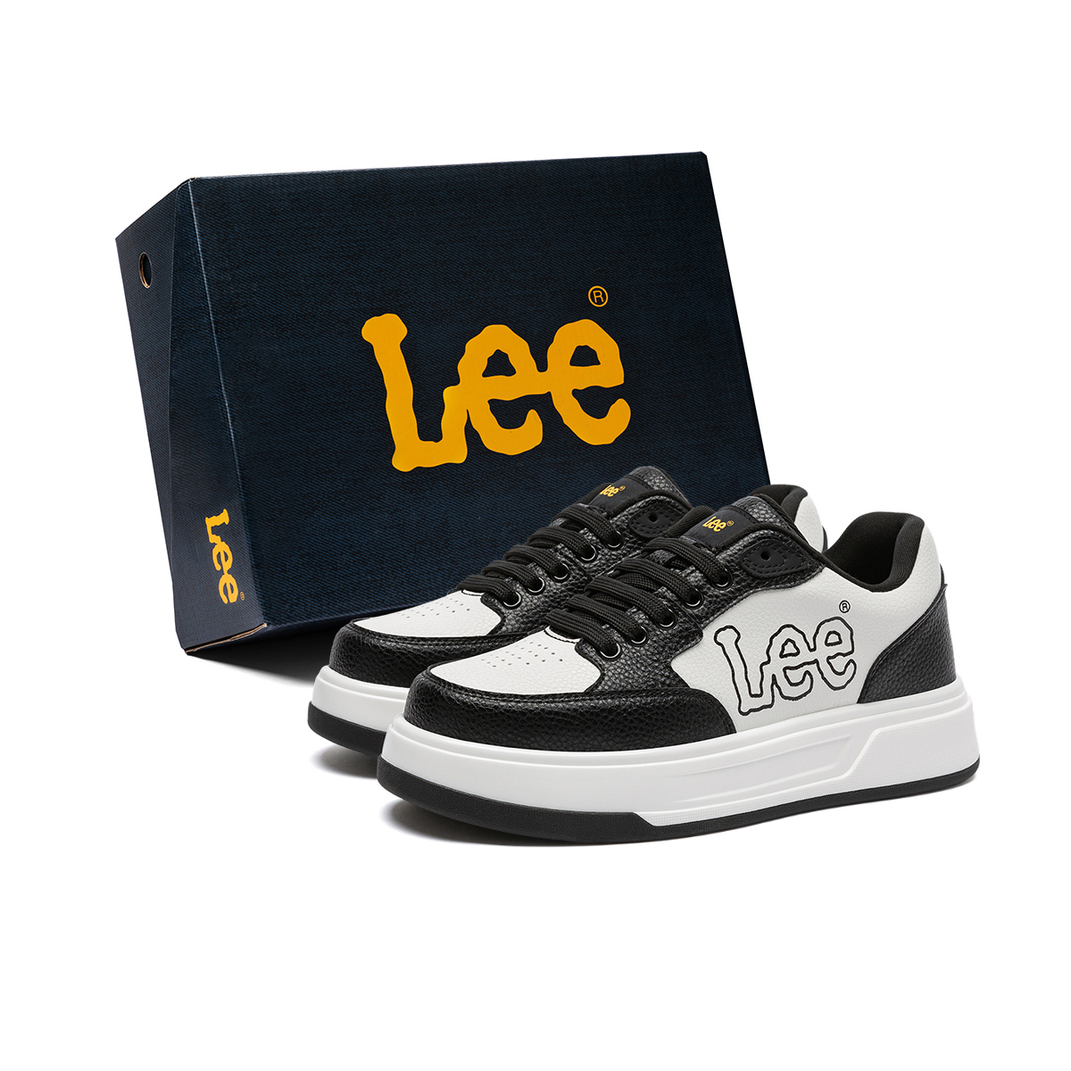 

Lee белый кроссовки из натуральной коровьей кожи, увеличивающие высоту, износостойкие, низкие, для скейтбординга, мужские