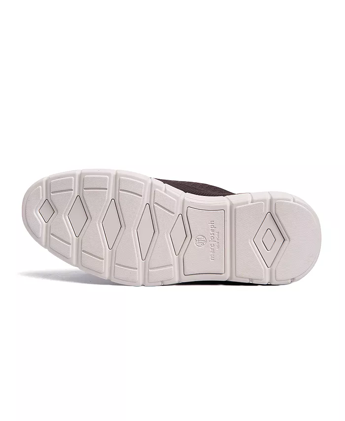 Мужские оксфорды Edison Street с технологией Hands-Free Slip On легкая сетчатая ткань Marc Joseph New York, коричневый — фото 3