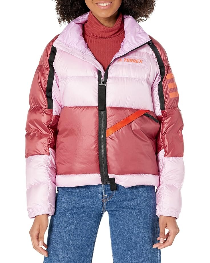 

Куртка Adidas Terrex Utilitas Down Jacket, цвет Bliss Lilac/Wonder Red