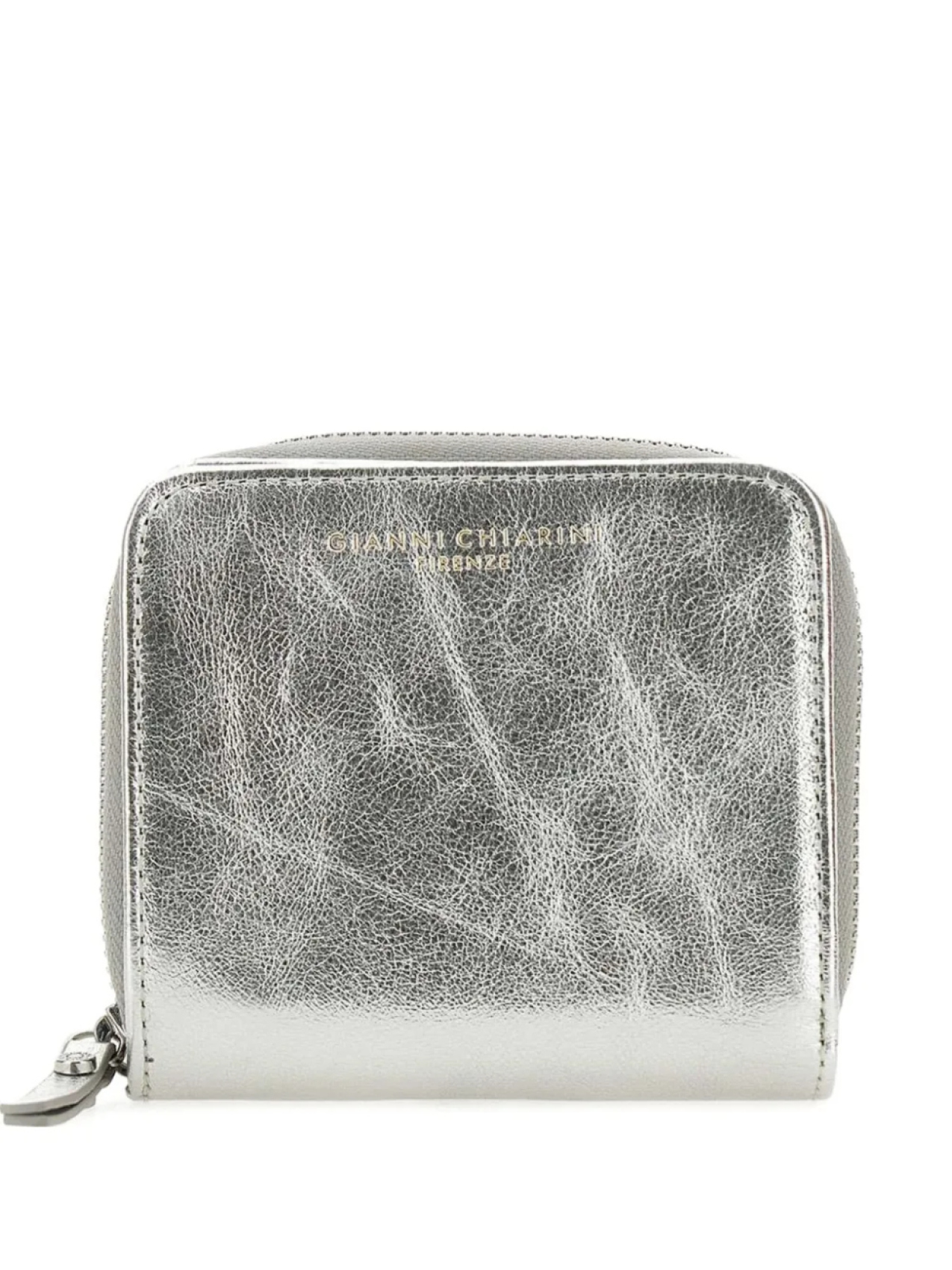 

Кожаный кошелек GIANNI CHIARINI, серебряный