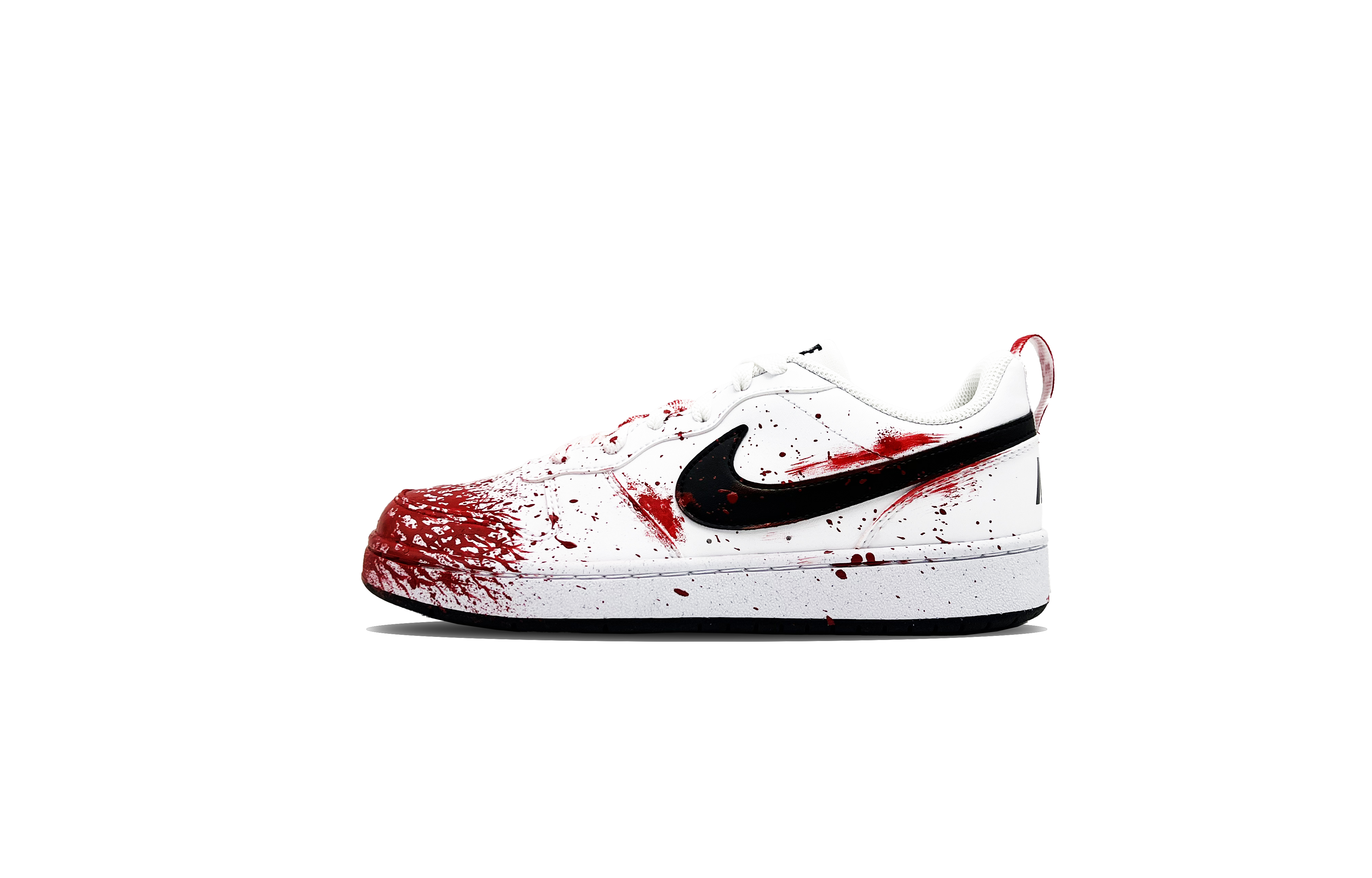 

Nike Детские кроссовки для скейтбординга Court Borough Spacetime Rift 2.0 с низким верхом, устойчивые к истиранию, цвет: черный, красный, для подростков