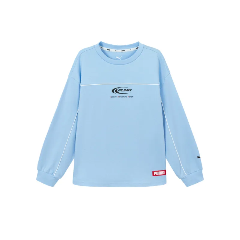 Футболка для детей Crew Neck Moderate PUMA, ice синий 80901