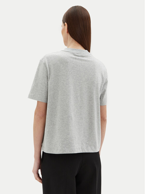 Футболка свободного кроя WW0WW45525 Tommy Hilfiger, серый — фото 3