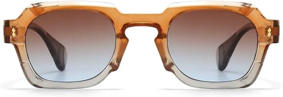 

Солнцезащитные очки с защитой UV400 | Круглая легкая оправа, градиентные линзы | Для женщин и мужчин, для занятий спортом на открытом воздухе и вождения LXLHWN, Beige