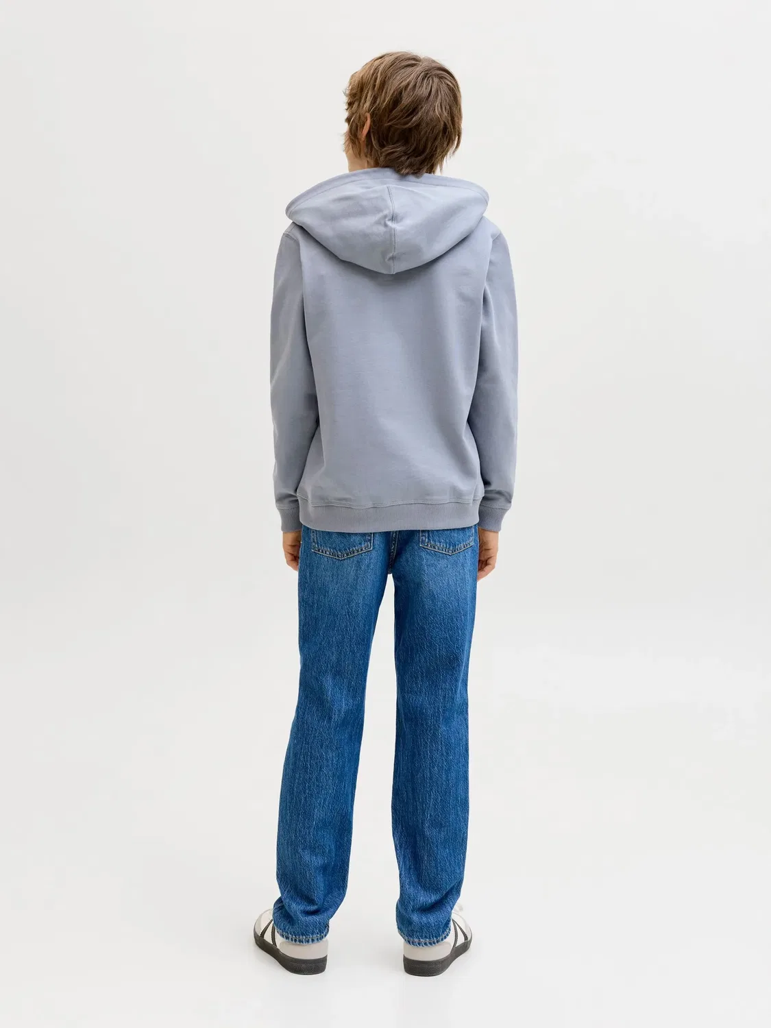 Капюшон худи из футера с начесом, JACK & JONES Junior, tradewinds — фото 3