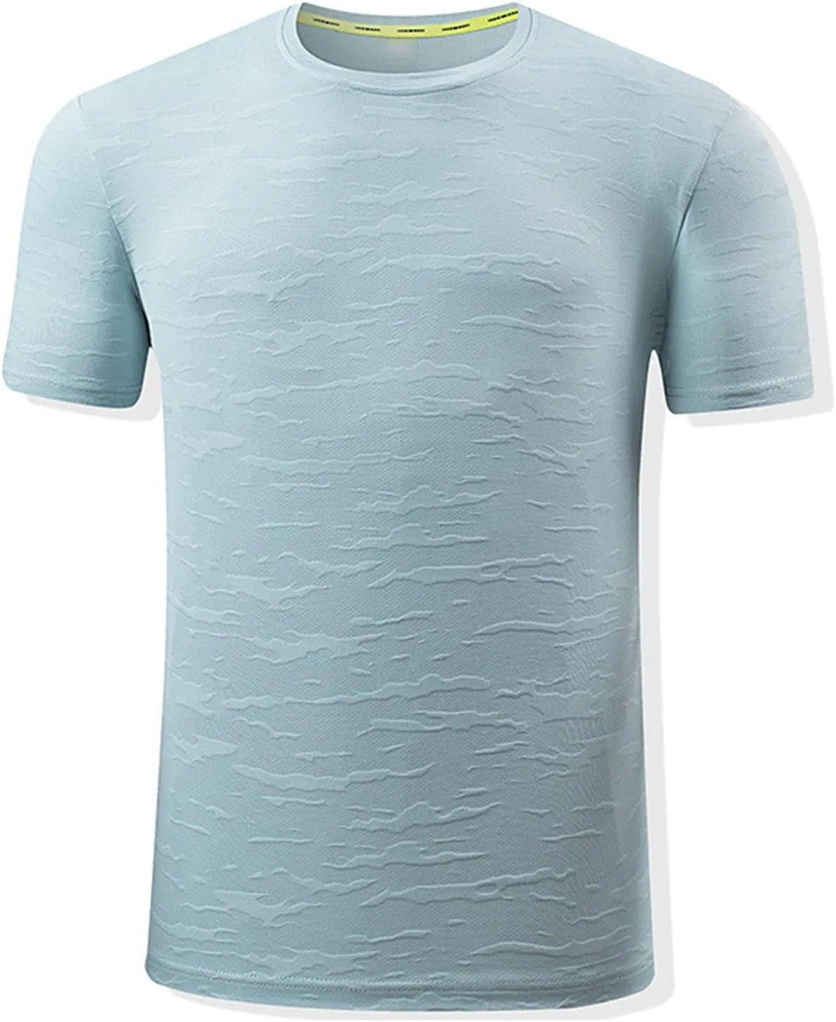 Мужская футболка Cotton Short Sleeve Casual Crew Neck Henley — фото 2