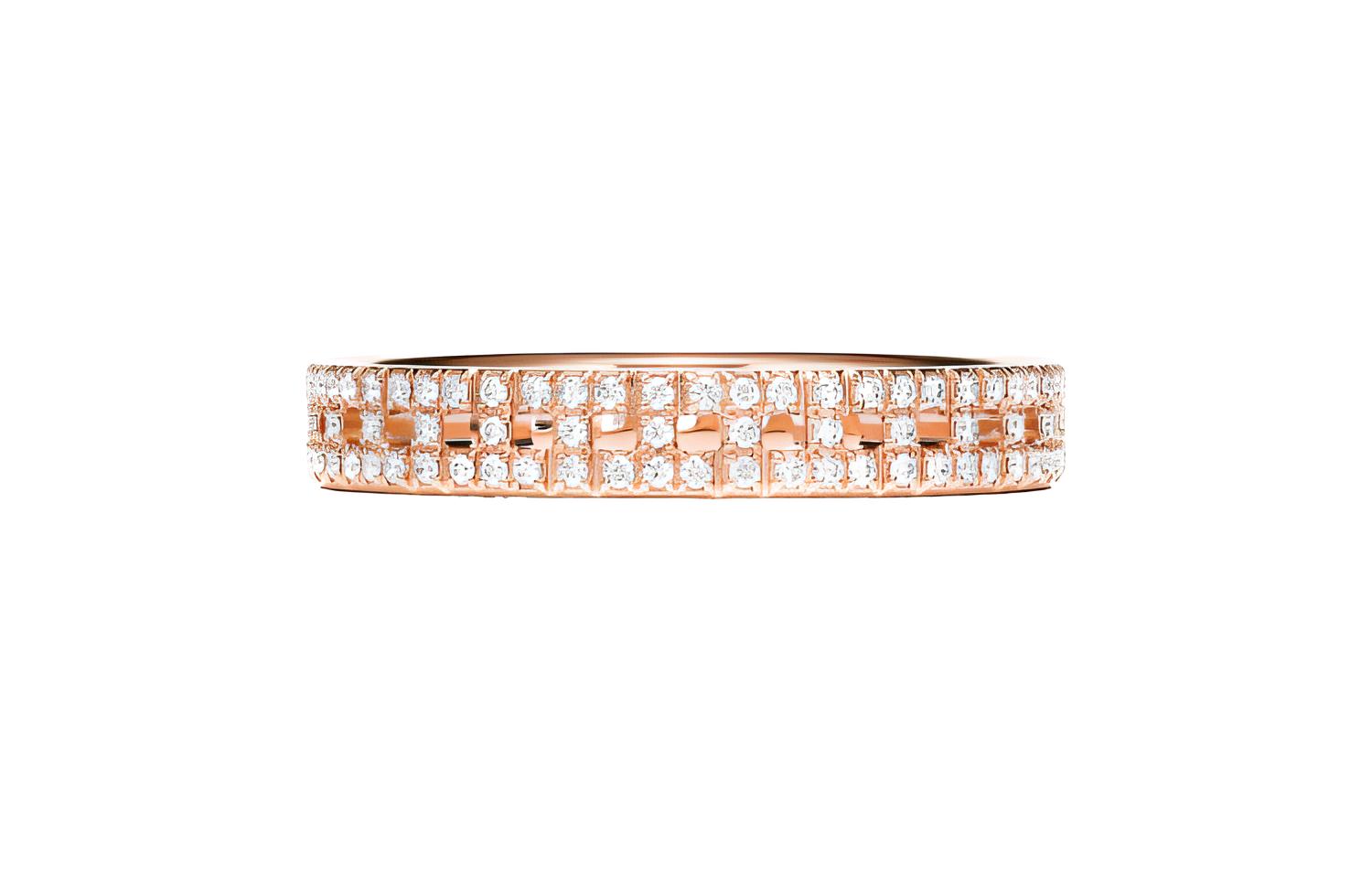 

Кольцо T Rings Women's Rose Gold TIFFANY & CO., розовое золото