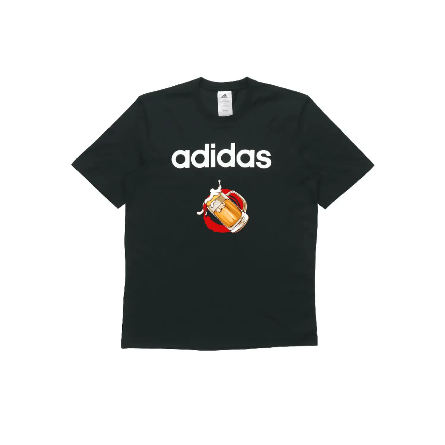 

Футболка Unisex с 3 полосками Adidas, черный