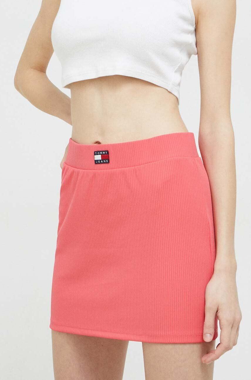 

Юбка Tommy Jeans, розовый