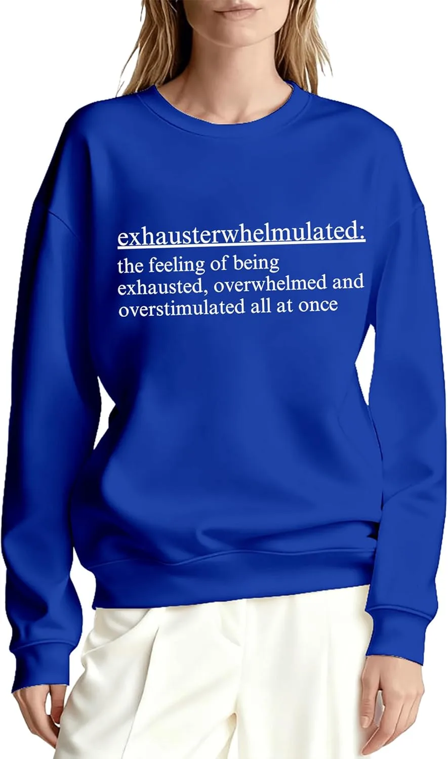 

Толстовка с принтом "The Feeling Of Being Exhausted" Yuisi Doxn