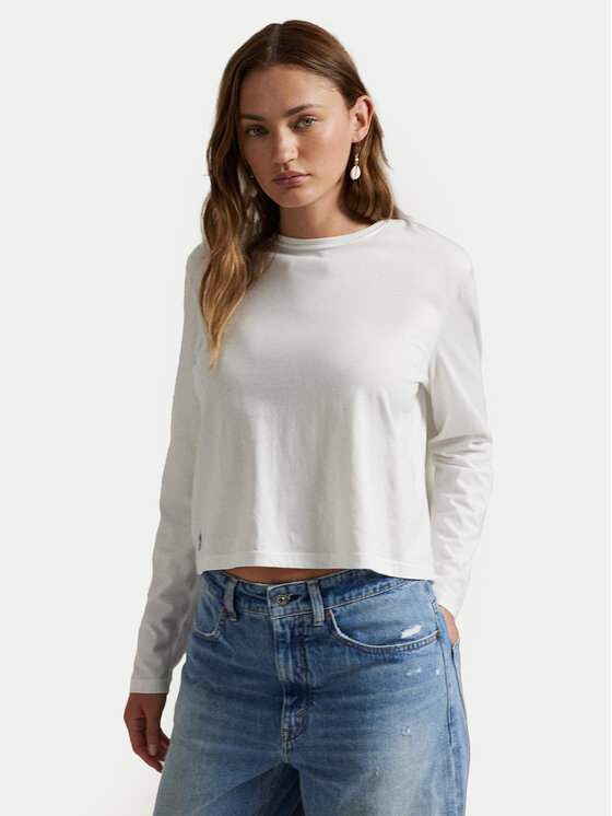 

Блузка classic fit 211967103001 Polo Ralph Lauren, белый