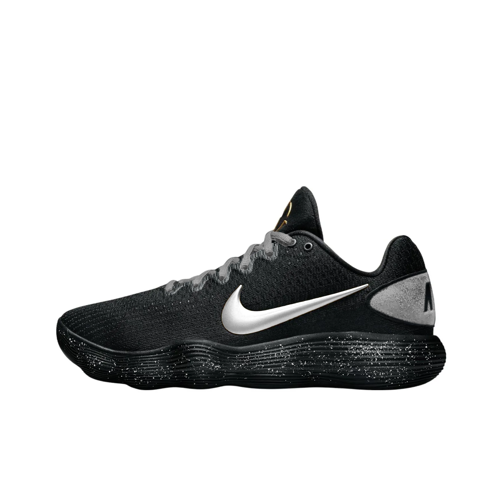

Nike Баскетбольные кроссовки Hyperdunk Silver Bullet 2017 с амортизацией, износостойкие, низкие, мужские, черные
