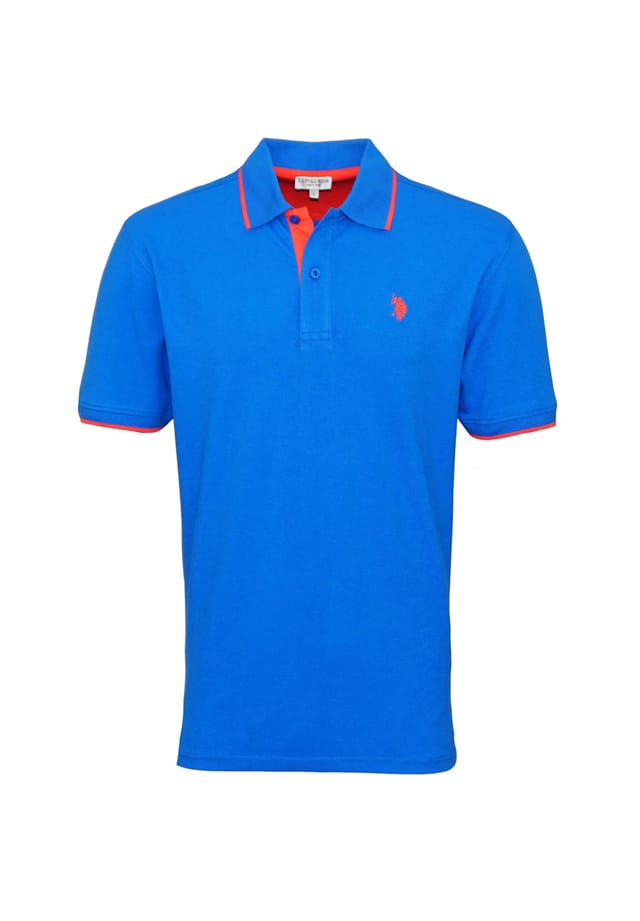 

Рубашка поло модная рубашка с коротким рукавом U.S. Polo Assn., синий