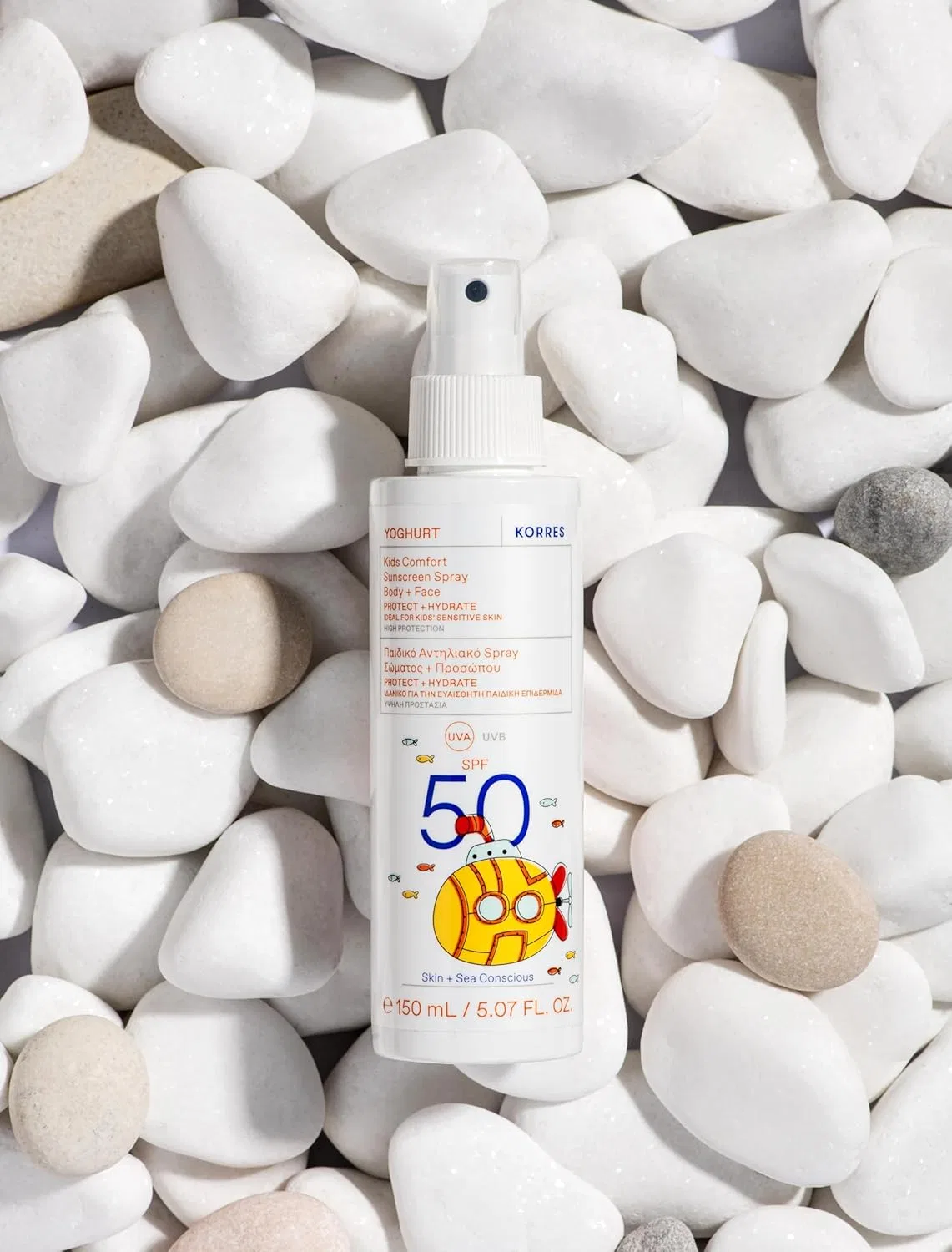 Детский солнцезащитный спрей для лица и тела «YOGHURT Comfort Sun Protection Spray» SPF50 от KORRES Korres — фото 2