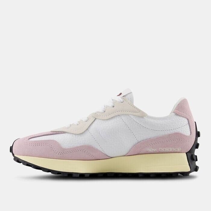 Кроссовки New Balance 327 Женские Размер 5.5 Розовые Белые Замша Низкие — фото 3