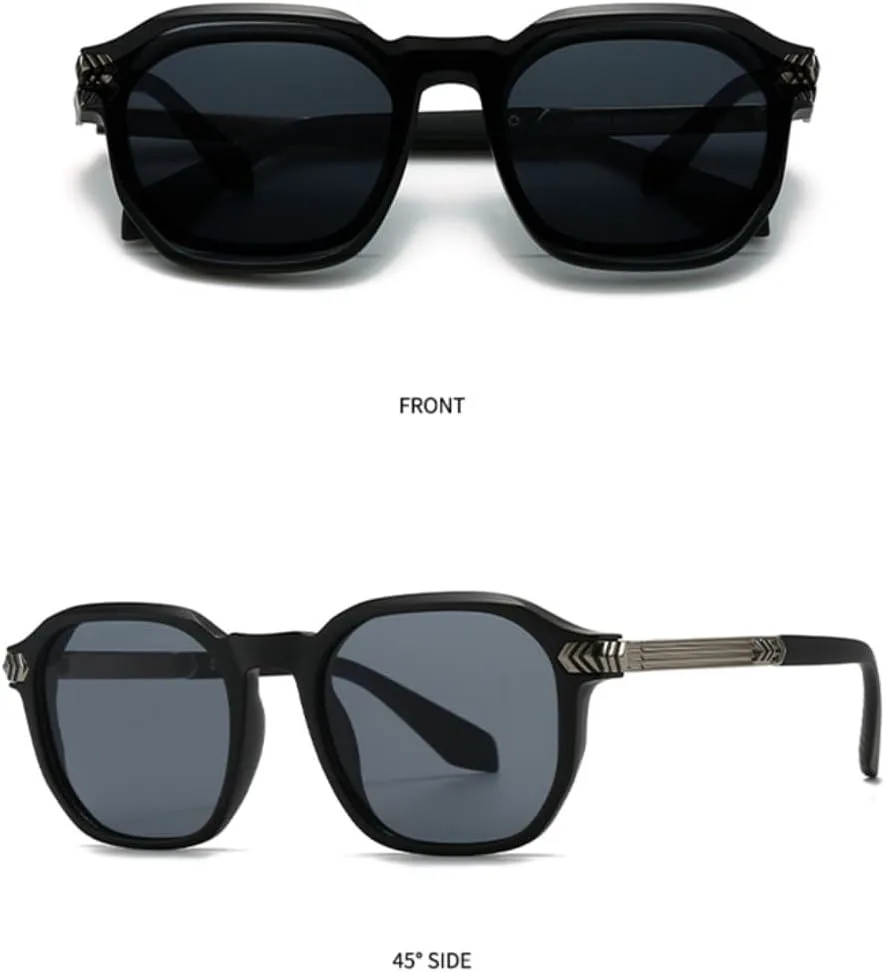 

Солнцезащитные очки для мужчин и женщин - защита UV400 - круглая оправа с градиентными линзами для занятий спортом на открытом воздухе и вождения DSVIGF, Tyj518-5