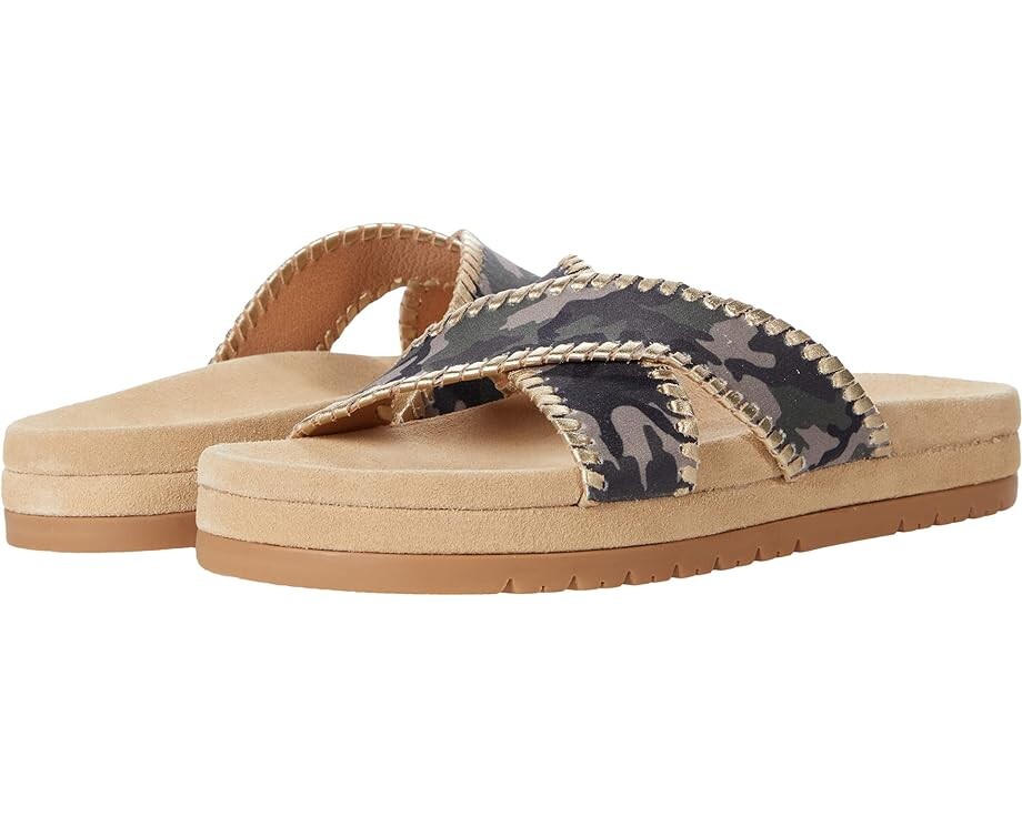 

Сандалии Jack Rogers Lexi Crisscross Sandal, цвет Camo/Platinum