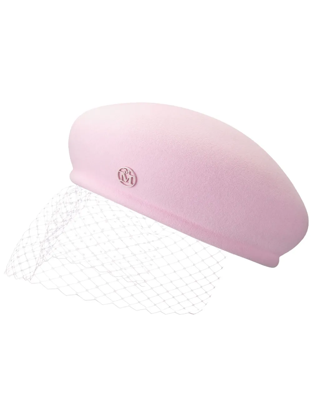 

Шерстяная шляпа New Bonnie Veil Maison Michel, розовый