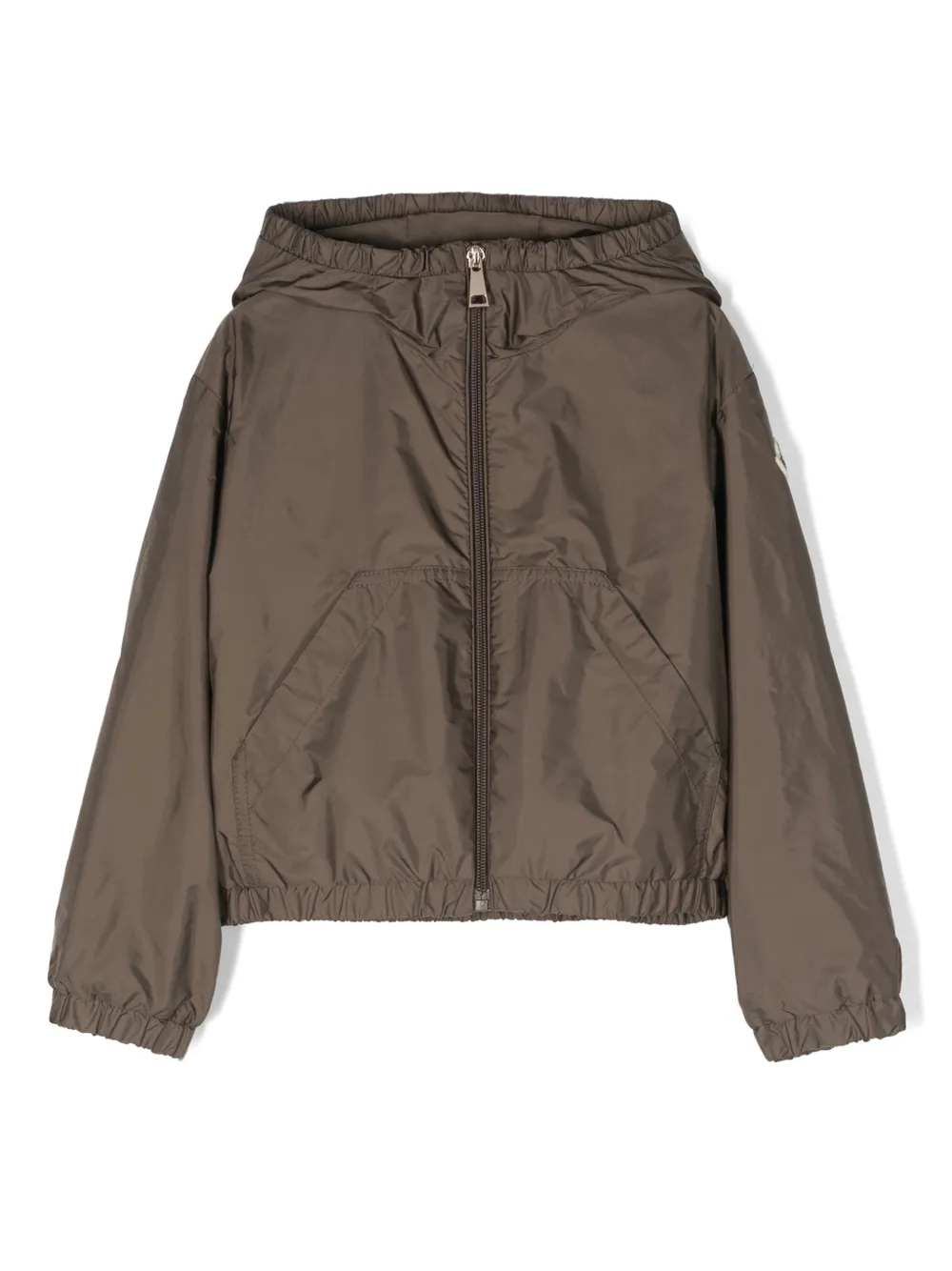 

Куртка Prague с капюшоном Moncler Enfant, коричневый